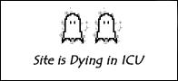 Ghostie Award: Site is Dying in ICU