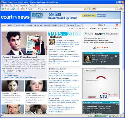 CourtTVNews.com To Go Dark Jan 1, 2008