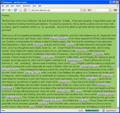 DailySonic.com, Pioneering Podcasting Site, Falls Silent