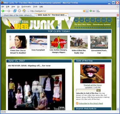 WebJunk.TV is one with the ages.