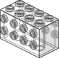 LEGO Brick-Brick 2 x 4 x 2 with Studs on Side-2434.png