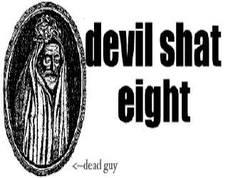 I am a scary dead guy