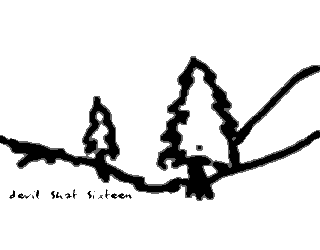 And now, returning to part two of the Joy of Painting...