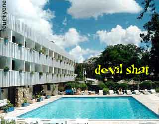 There is no one in the water. That is a h - i - n - t.