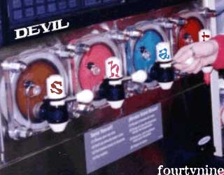 Yank the lever and let the nine go POP!