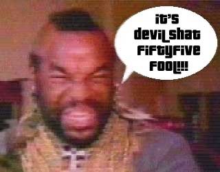 It's our second image of the beloved Mr. T, fool!