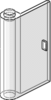 File:LEGO Brick-Door 1 x 3 x 4 Left with Window-825.png