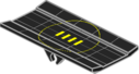 File:LEGO Brick-Hinge 7 x 3 Radar Blade Spoiler Panel with Yellow Radar Pattern-2440p69.png