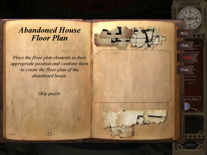 File:Mystery Chronicles Murder Among Friends-2008-Puzzle-Chapter 3-Abandoned House Floor Plan Puzzle.png