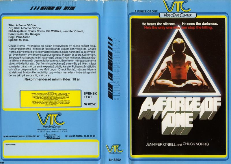 File:A Force of One-1979-Swedish-VHS-1.jpg